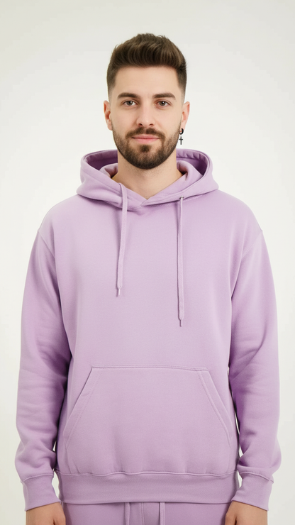 Black Heavy Blend Fleece Hooded Sweatshirt