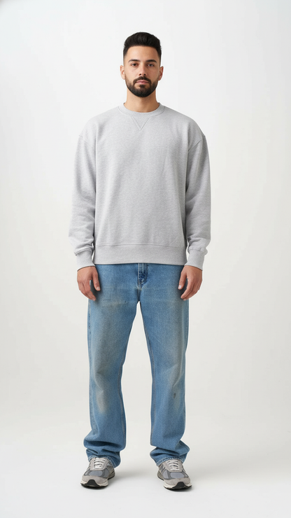 11 OZ Heavyweight Pre-Shrunk Premium Fleece Crewneck Sweatshirt