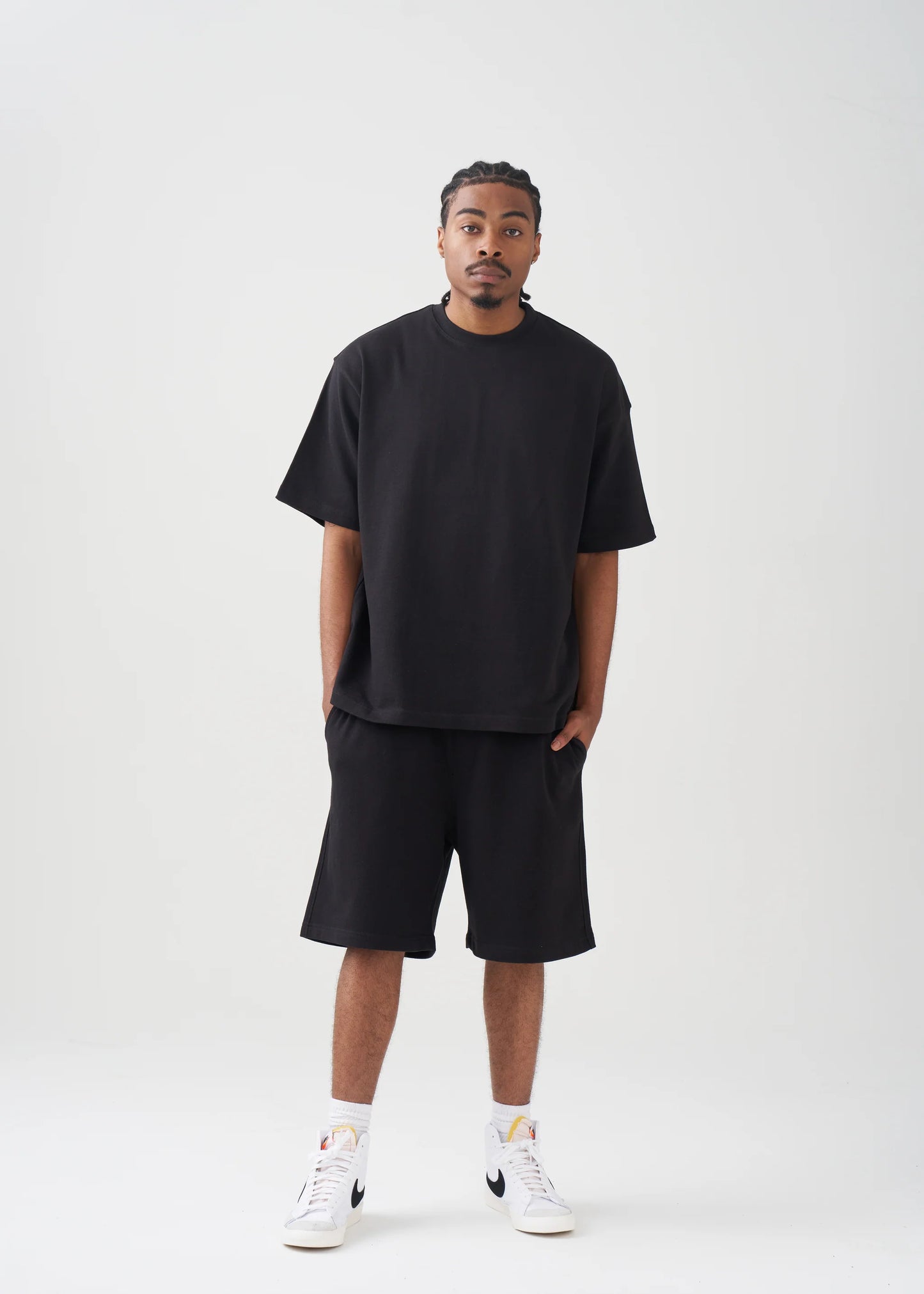 9 OZ Heavyweight French Terry T-Shirt And Short Set