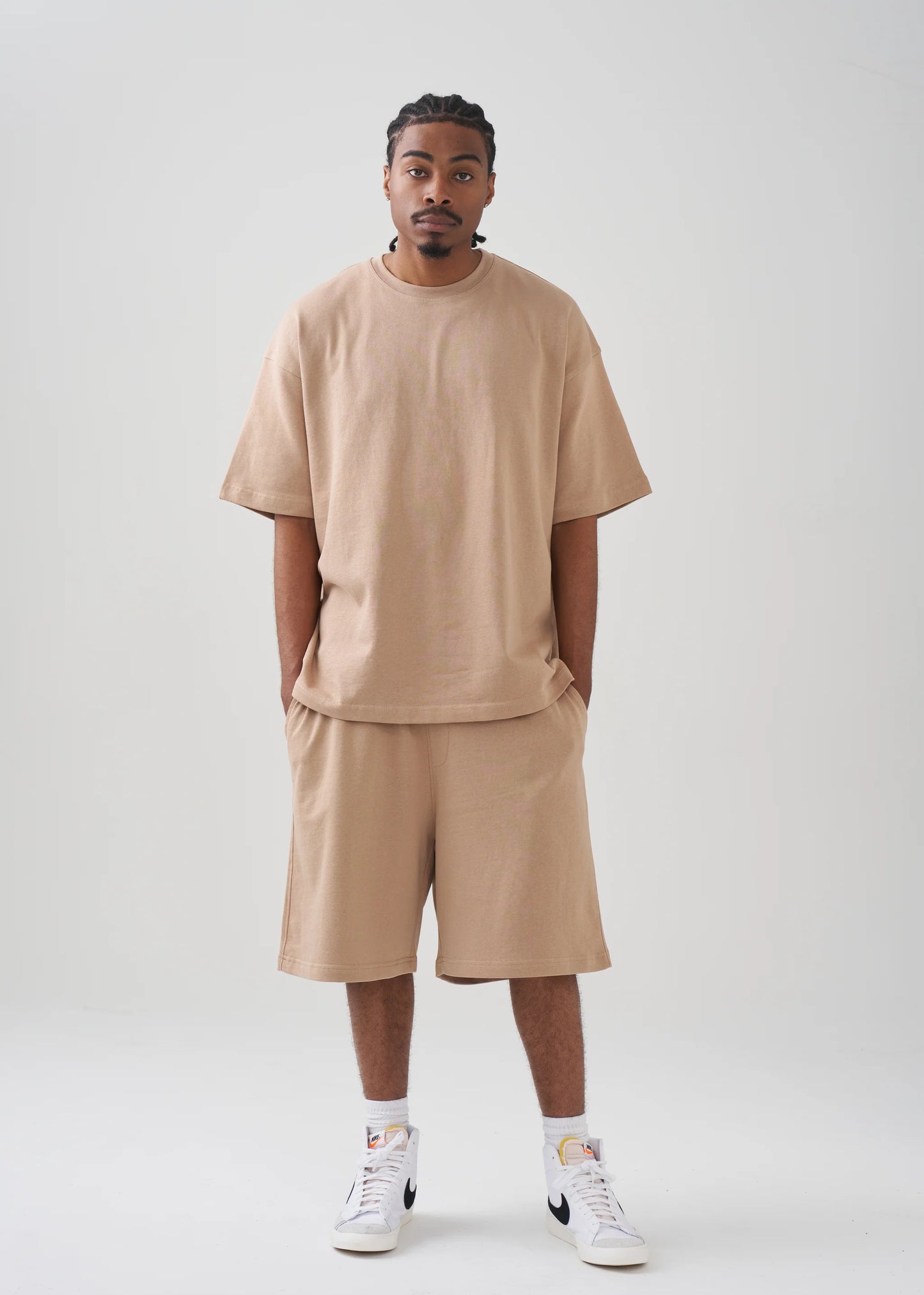 9 OZ Heavyweight French Terry T-Shirt And Short Set